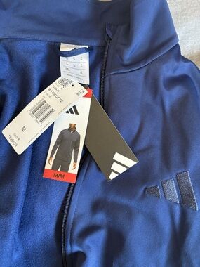 adidas Navy Full‑Zip Lightweight Training Jacket